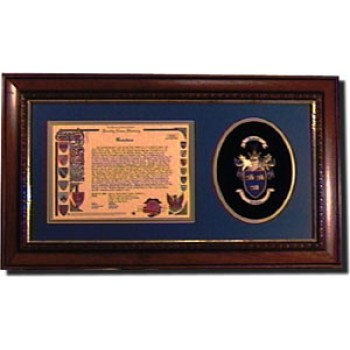 Embroidered history and Coat of Arms Heritage Set