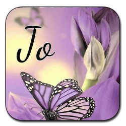 Have your name on a coaster - Buttefly Background 2