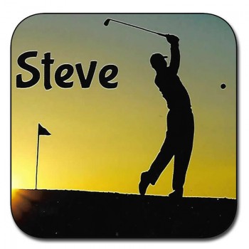 Have your name on a coaster - Golf Background 1