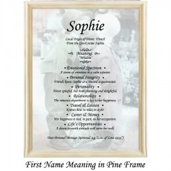First Name Meaning with first kiss background