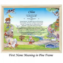 First Name Meaning with Nursery background